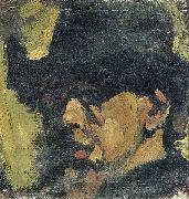 Theo van Doesburg Self-portrait with hat. oil painting